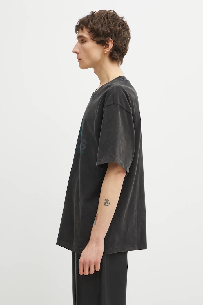 Βαμβακερό μπλουζάκι adidas Originals EQT Tee JV5815 μαύρο SS26
