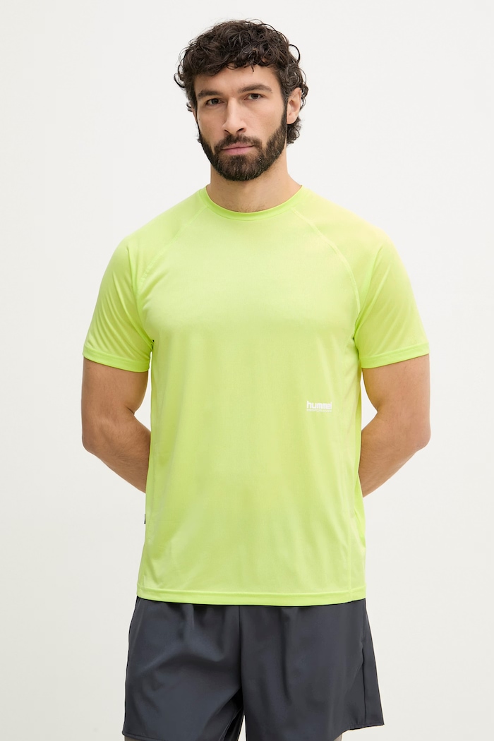 Hummel tricou de antrenament bărbătesc verde 229885