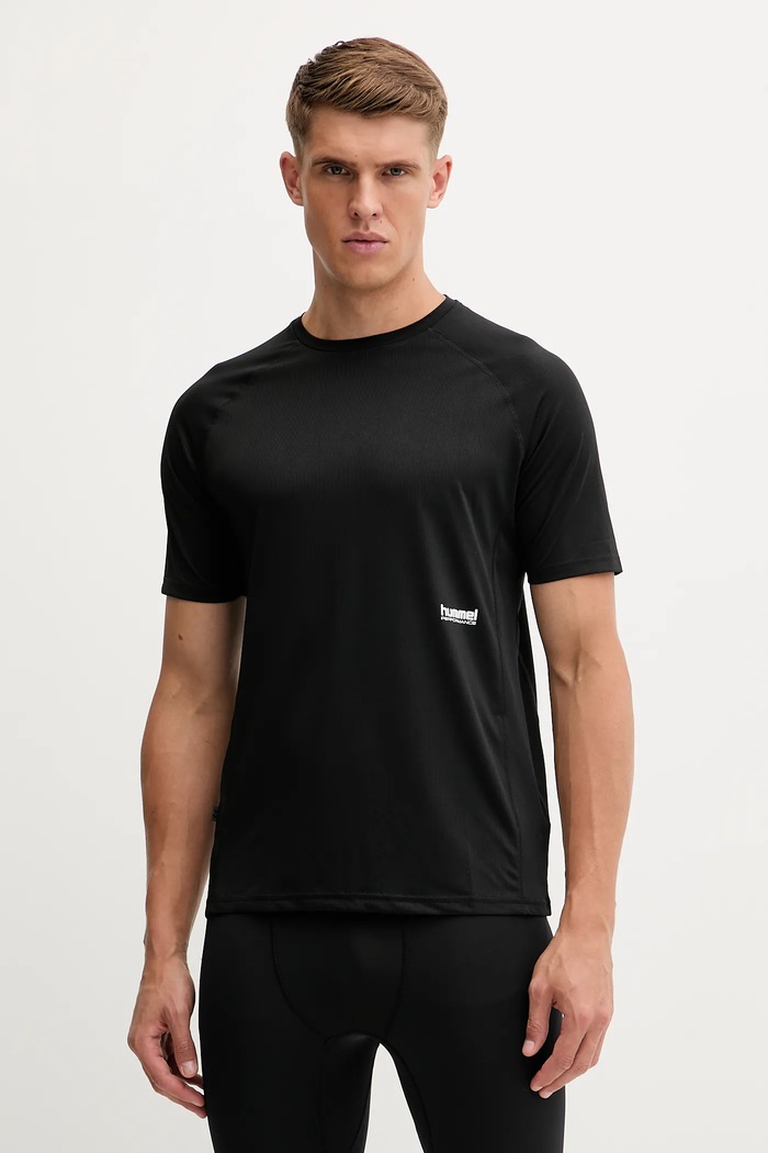 Hummel T-shirt γυμναστικής ανδρικό μαύρο 229885