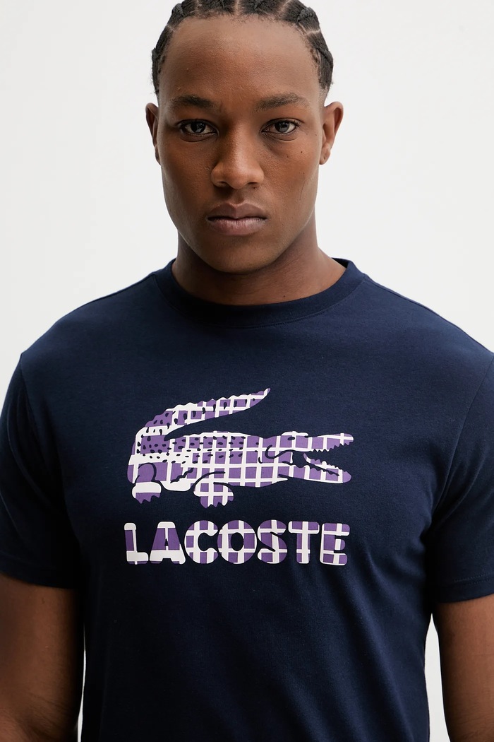 Tričko Lacoste tmavomodrá TH4769