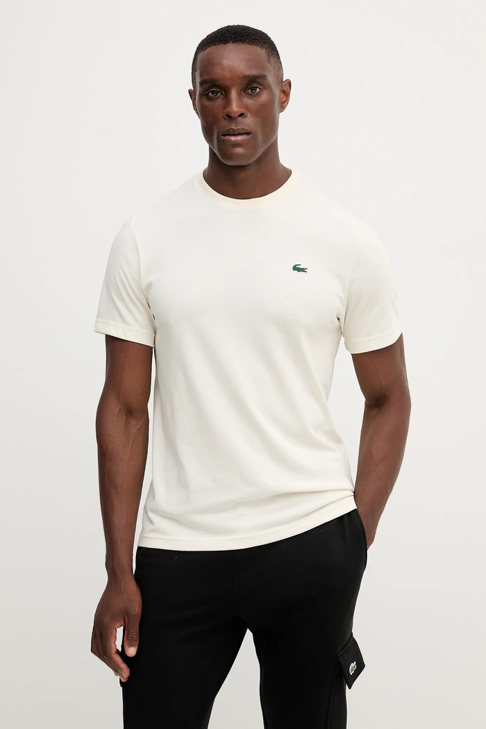 Clothing Lacoste t-shirt TH4780 beige