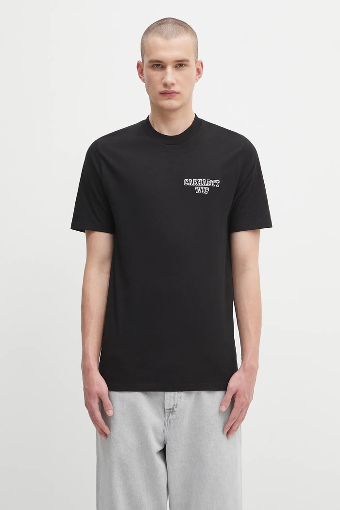 Carhartt WIP cotton t-shirt S/S Alumni regular black I035207.89XX