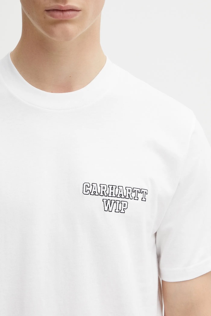 Carhartt WIP cotton t-shirt S/S Alumni white I035207.02XX