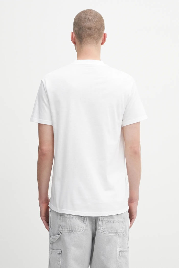 Дрехи Памучна тениска Carhartt WIP S/S Cream Of The Crop I035192.02XX бял