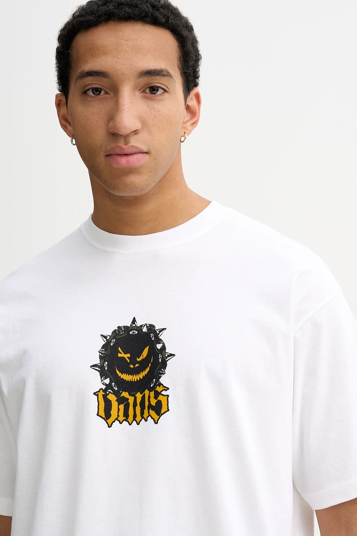 Bavlněné tričko Vans béžová VN000PE7WHT1