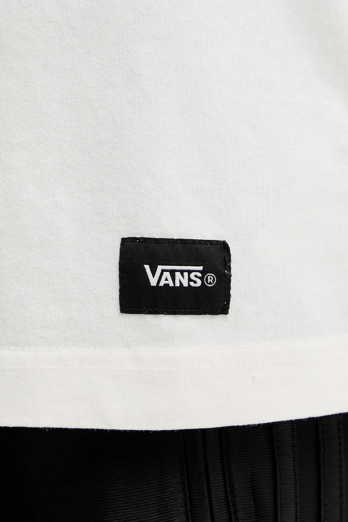 Βαμβακερό μπλουζάκι Vans VN000PFJC9F1 μπεζ