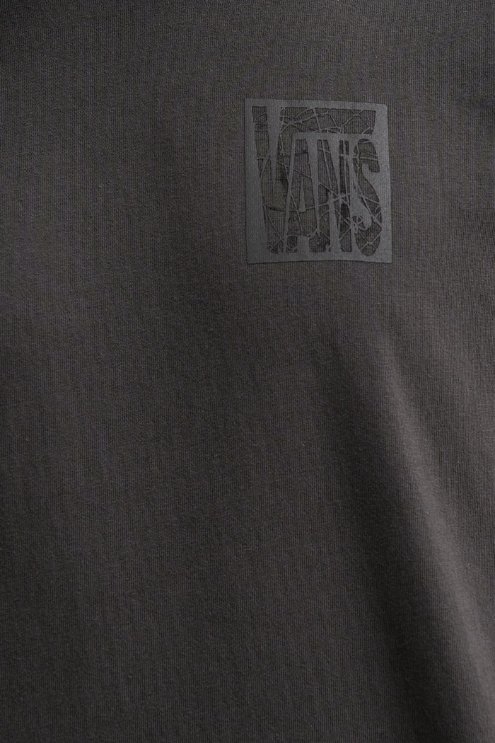 Bavlněné tričko Vans VN000PJSBLK1 šedá