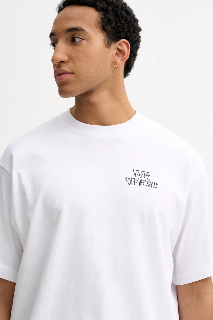 Oblečení Bavlněné tričko Vans VN000RD4WHT1 bílá