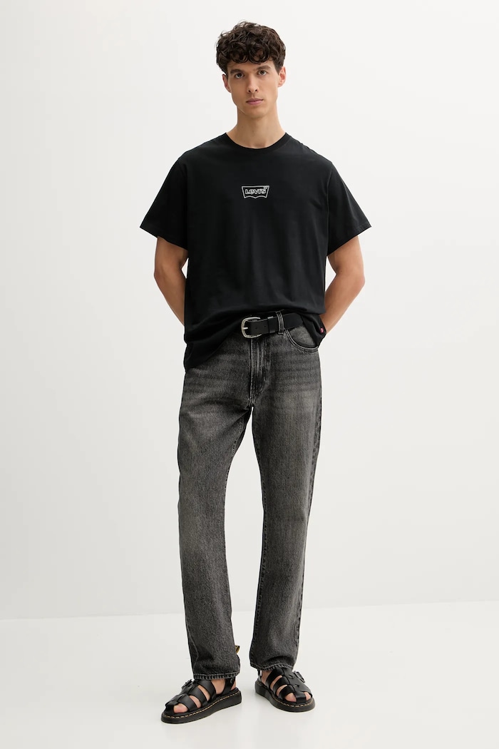 Bavlnené tričko Levi's A2082.0280 čierna AW25