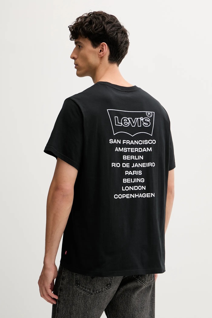 Oblečenie Bavlnené tričko Levi's A2082.0280 čierna