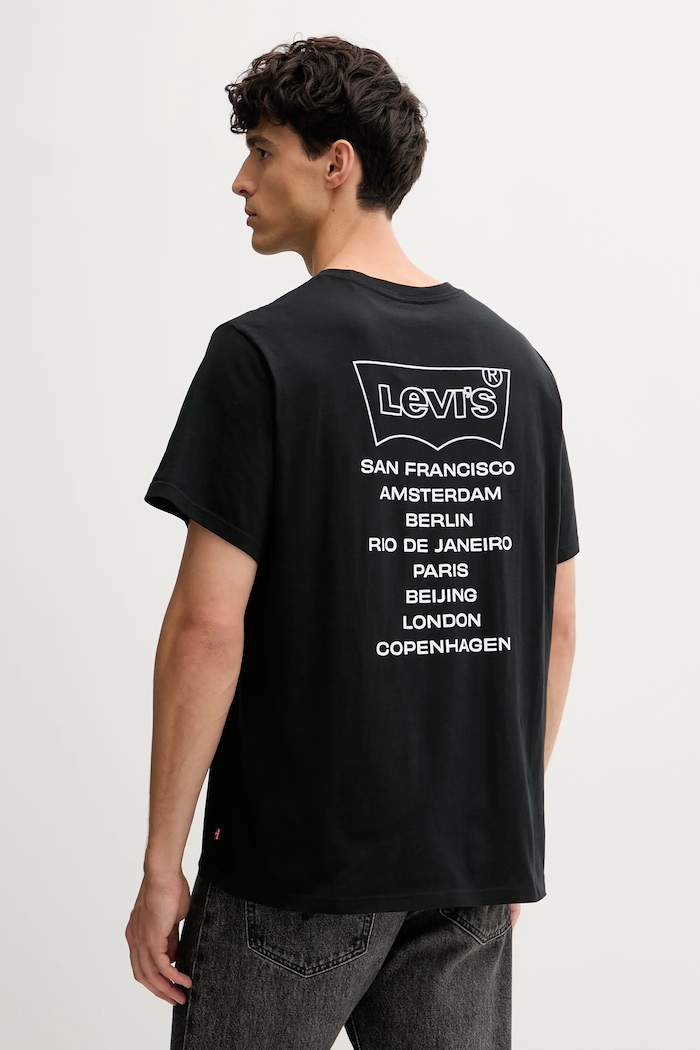 Oblečenie Bavlnené tričko Levi's A2082.0280 čierna