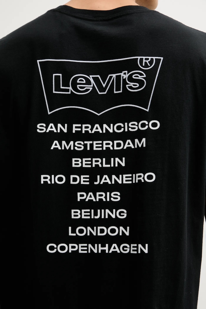 Bavlnené tričko Levi's A2082.0280 čierna