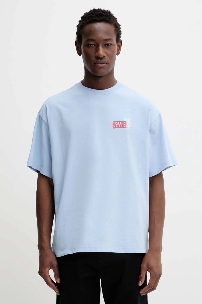 Oblečení Bavlněné tričko Levi's 000G4.0019 modrá