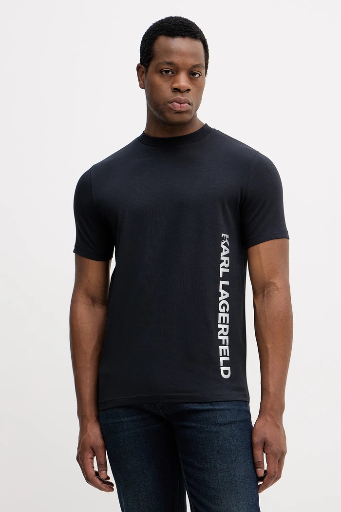 Karl Lagerfeld tricou print bleumarin 554235.755401