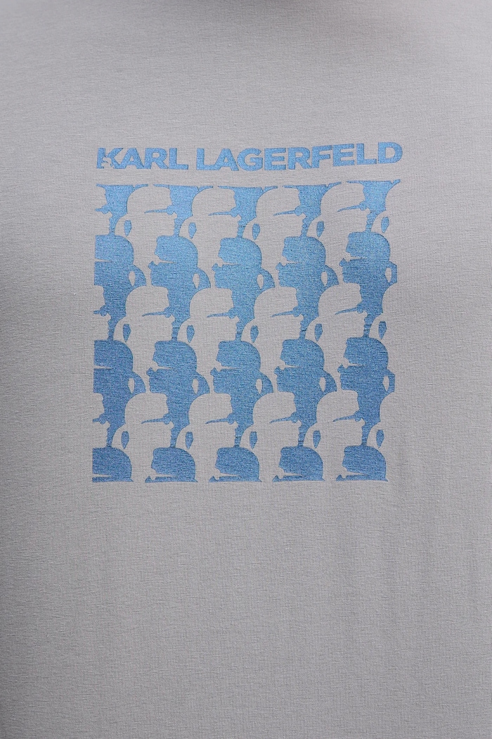Karl Lagerfeld t-shirt 554235.755402 szary