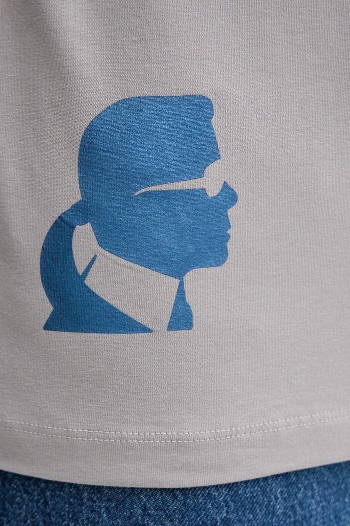 Tričko Karl Lagerfeld 554235.755403 sivá