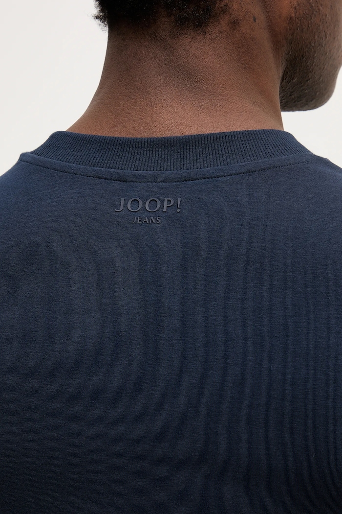 Βαμβακερό μπλουζάκι Joop! Joop! σκούρο μπλε 30044716
