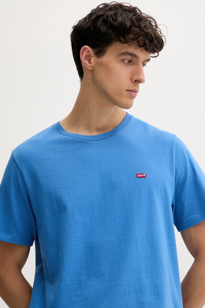 Levi's tricou din bumbac albastru 56605.0281