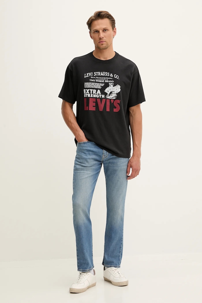 Bavlnené tričko Levi's 87373.0224 čierna AW25