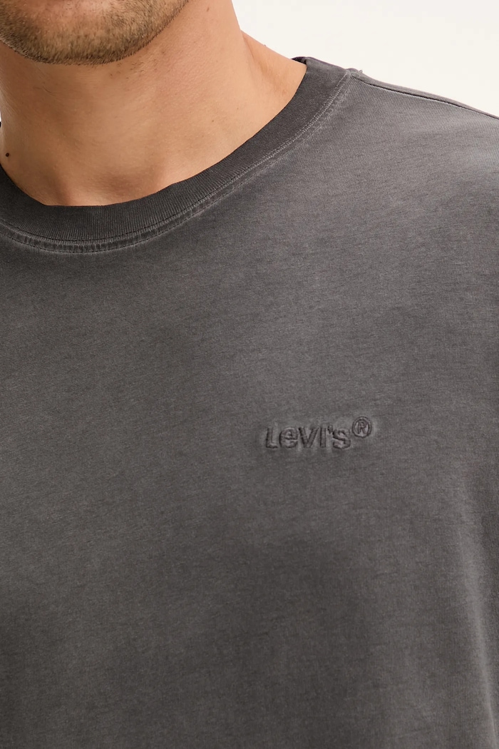 Levi's tricou din bumbac A0637.0158 gri