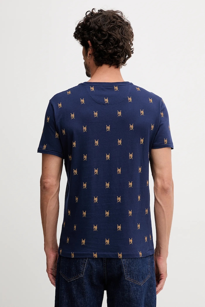 Odzież Polo Ralph Lauren t-shirt bawełniany 710P00081 granatowy