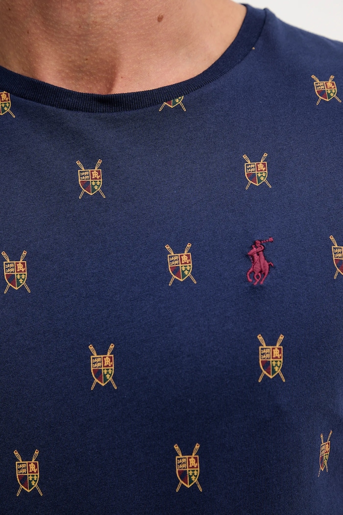 Polo Ralph Lauren t-shirt bawełniany 710P00081 granatowy
