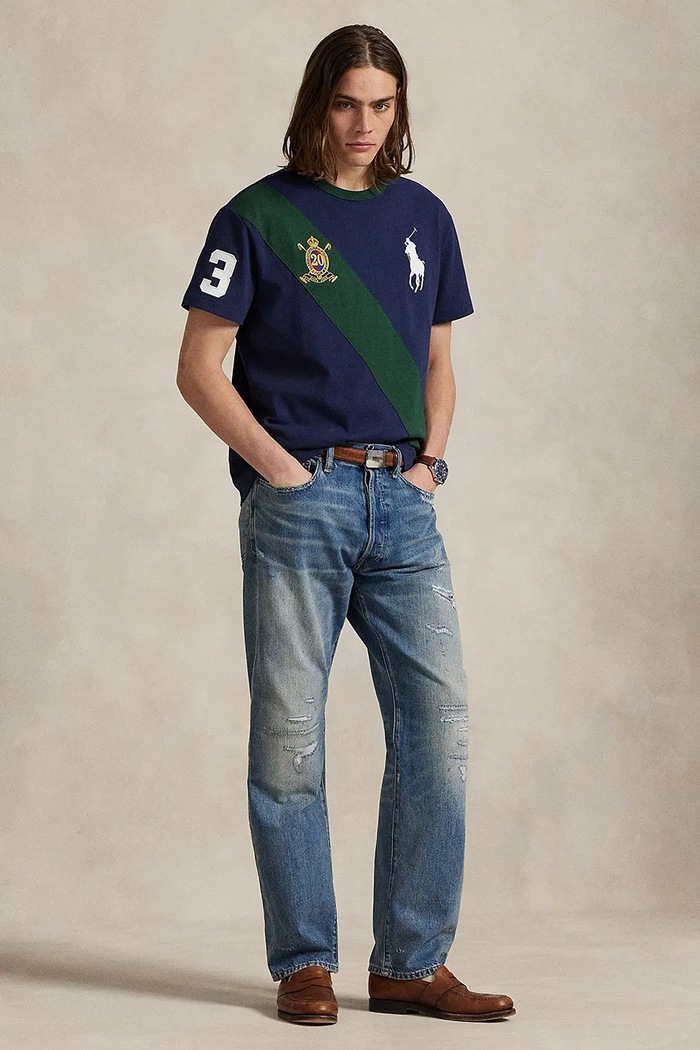 Clothing Polo Ralph Lauren cotton t-shirt 710P00092 navy