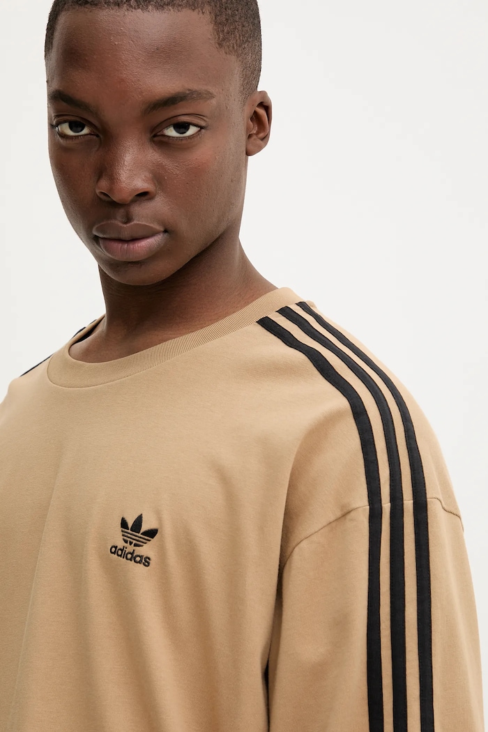 adidas Originals t-shirt bawełniany Oversize Tee zielony JY1397