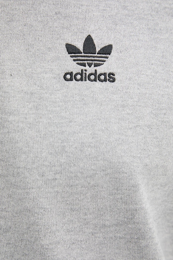 Bombažna majica z dolgimi rokavi adidas Originals Rugby Polo JY1399 siva