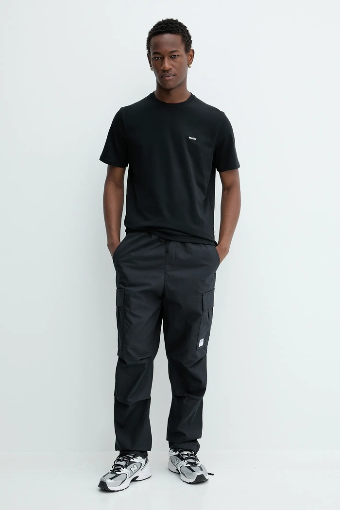 Tričko Hollister Co. KI323.5499.900 čierna AW25