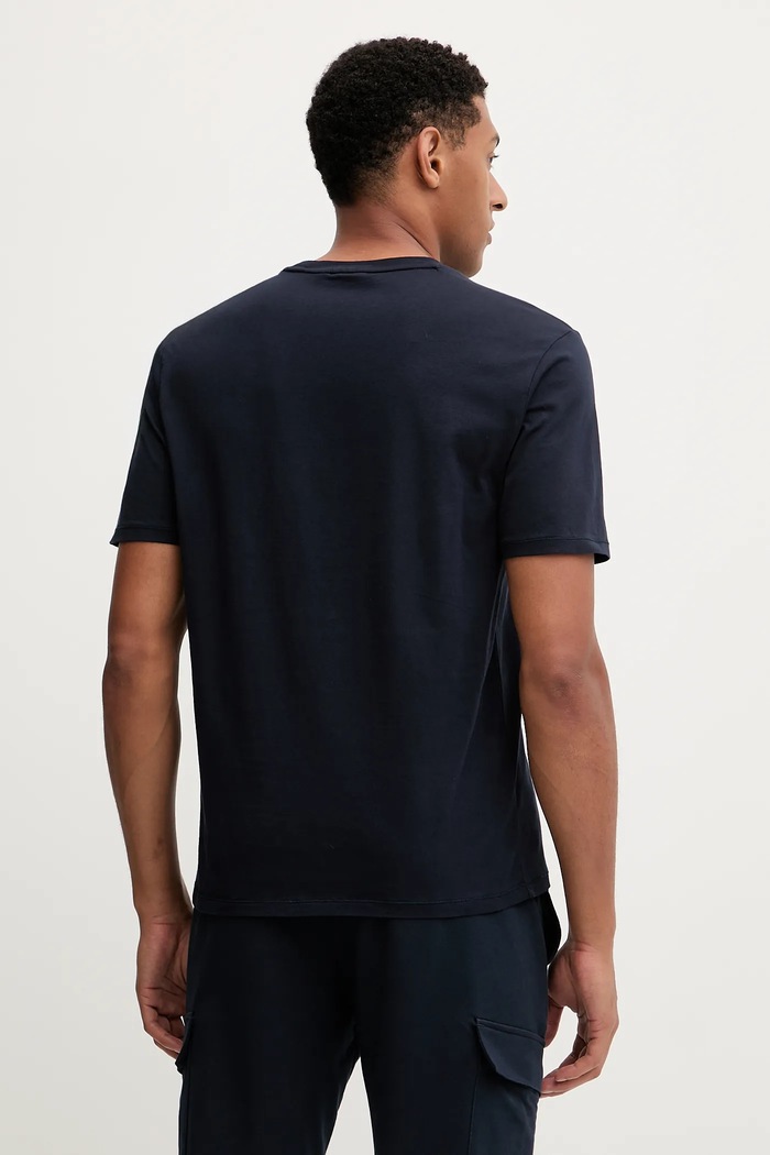 Îmbrăcăminte Napapijri tricou din bumbac S-Badge NP0A89491761 bleumarin