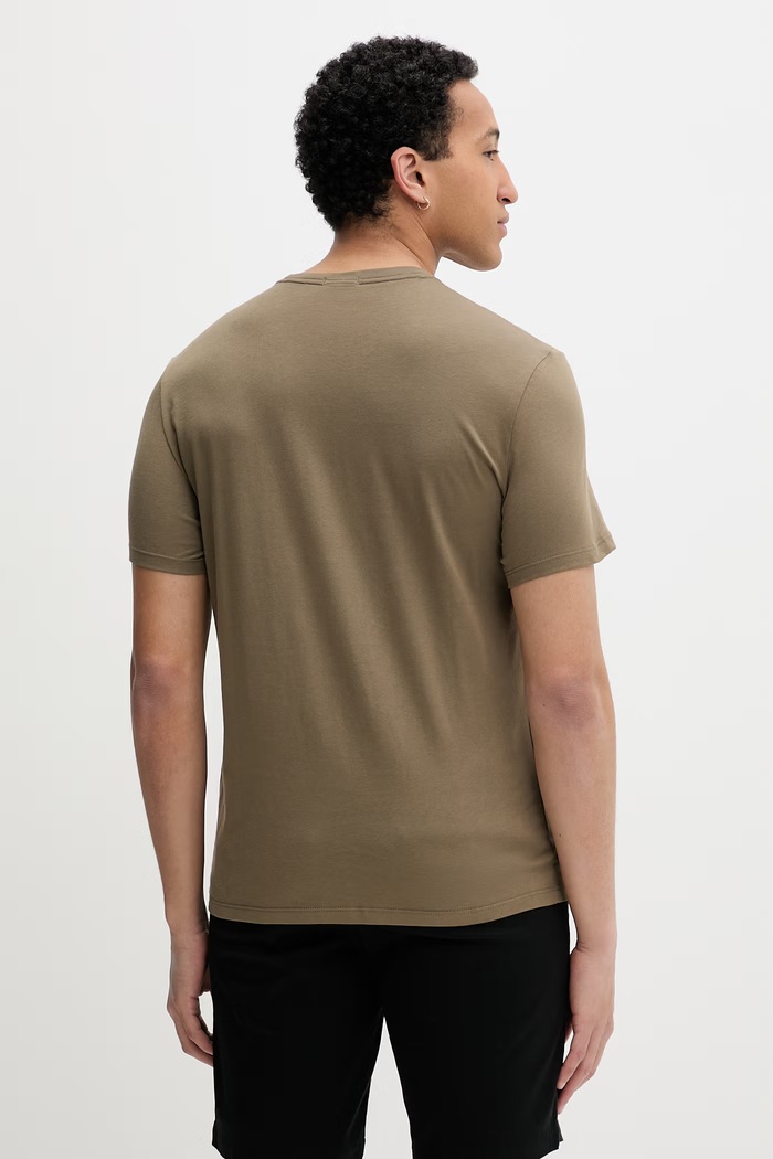 Oblečení Calvin Klein basic tričko pánské bavlněné LV04LD230G zelená