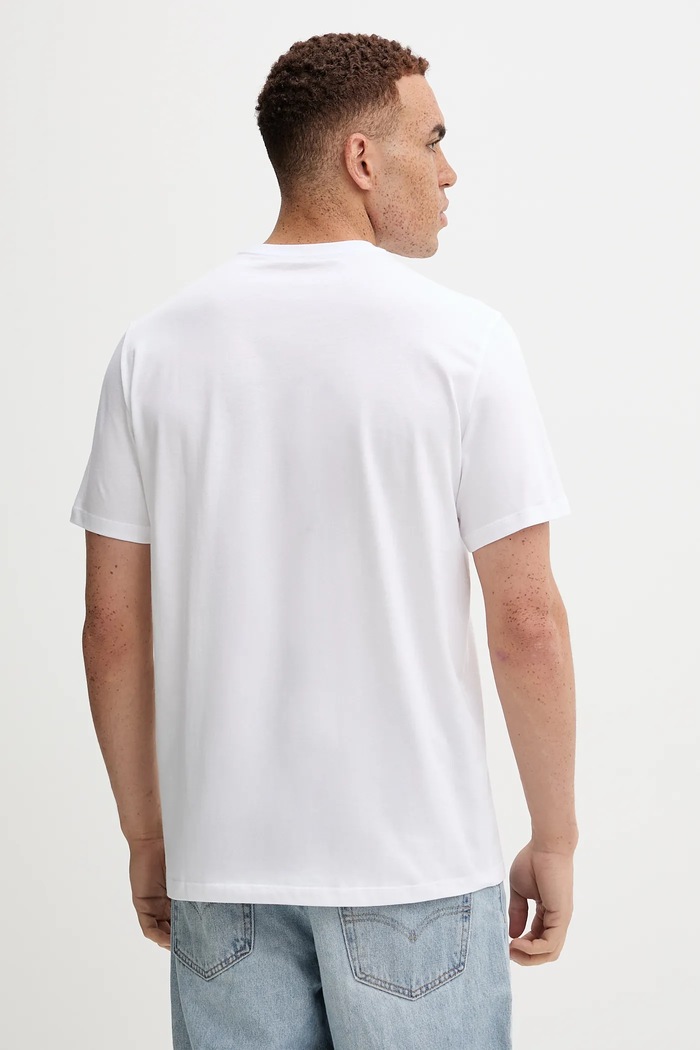 Oblečenie Bavlnené tričko Calvin Klein LV04RD817G biela