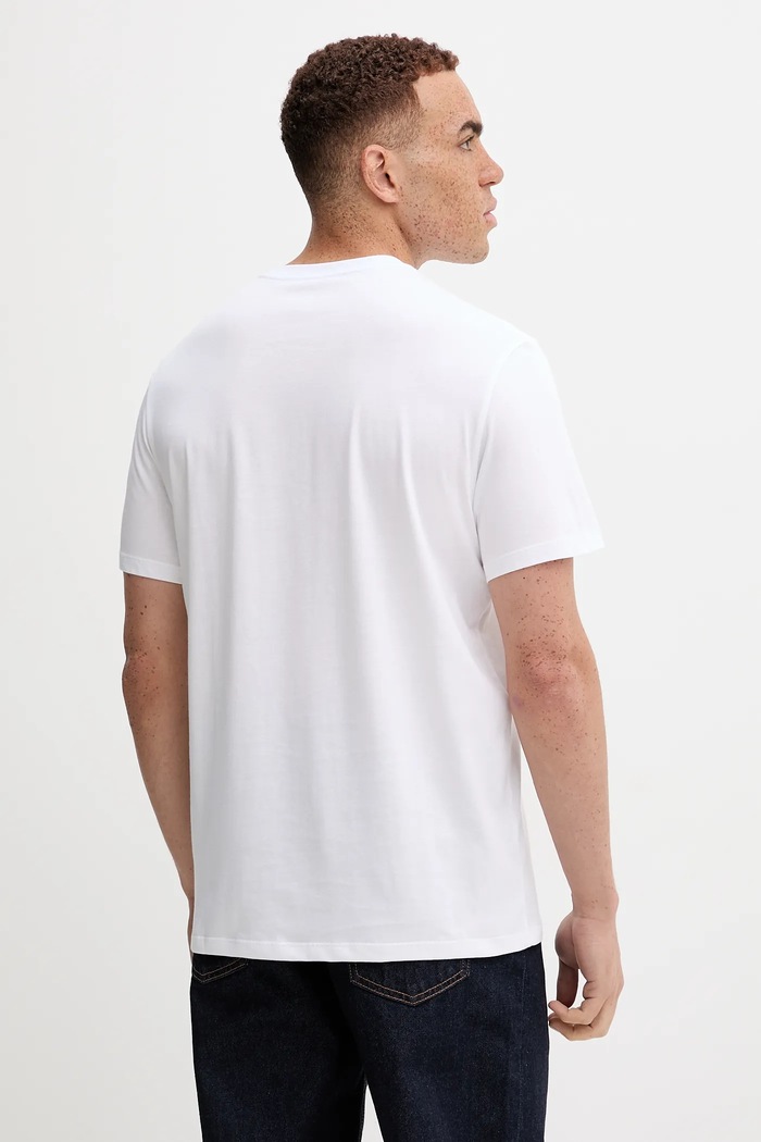 Oblečenie Bavlnené tričko Calvin Klein LV04RD821G biela