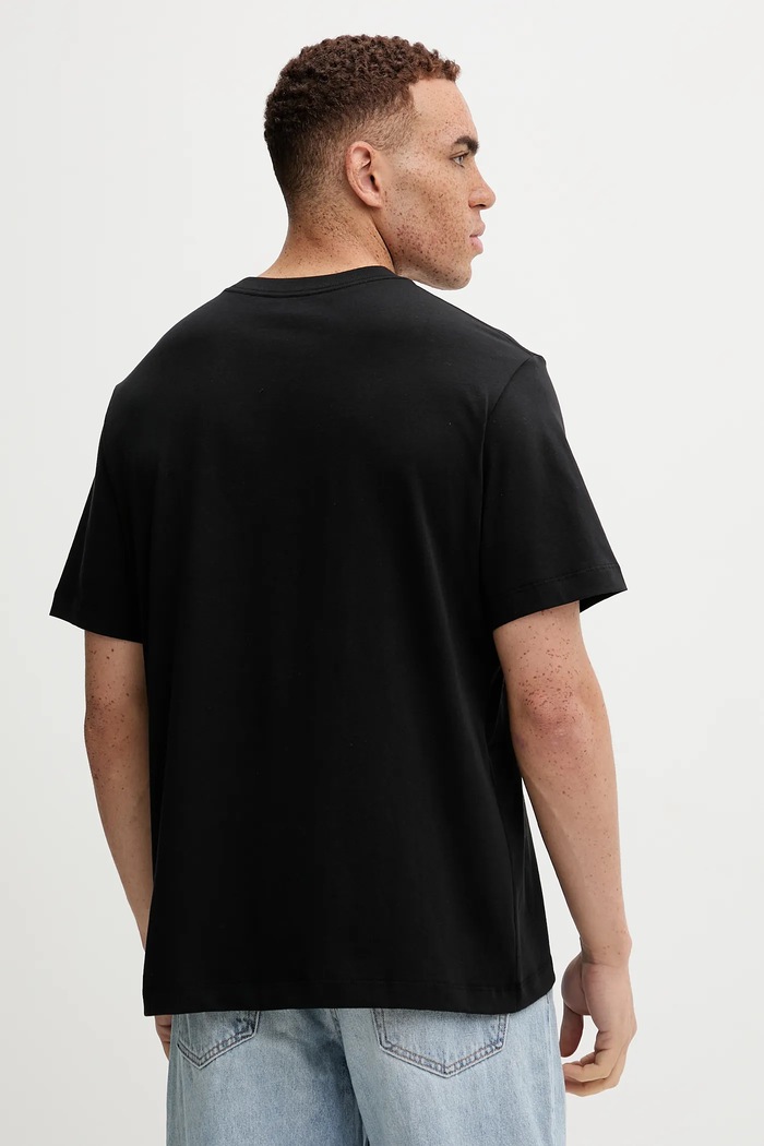Oblečenie Bavlnené tričko Calvin Klein LV04RD822G čierna