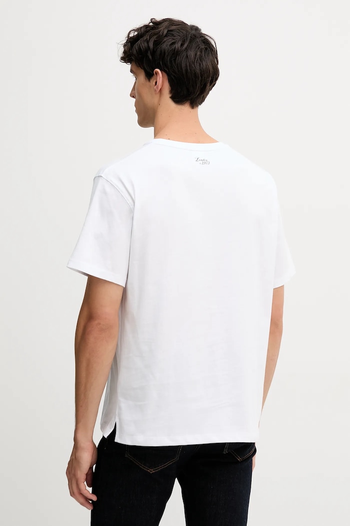 Oblečenie Bavlnené tričko Pepe Jeans PM5010095 biela