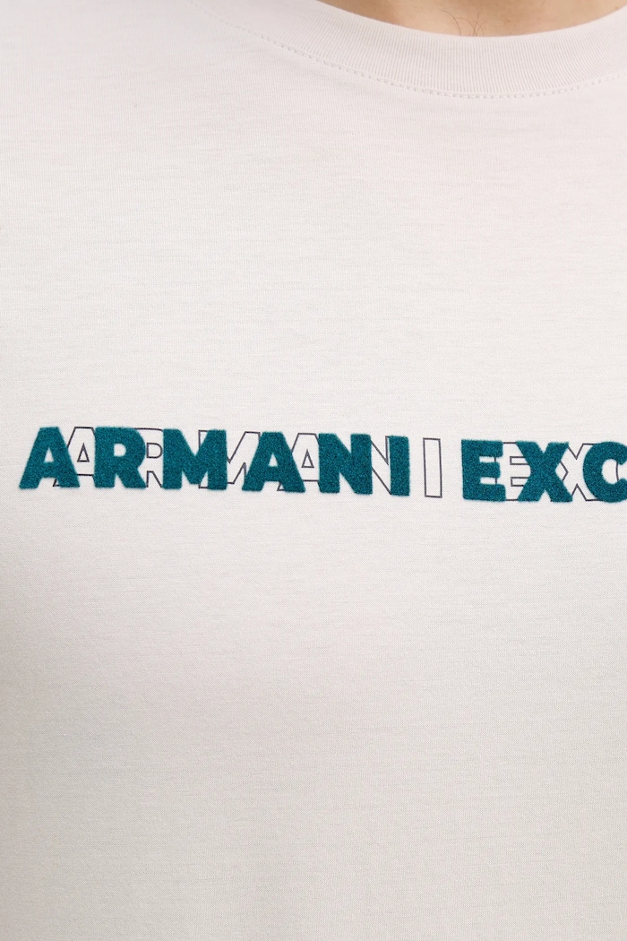 Bavlnené tričko Armani Exchange XM001458.AF10364 béžová