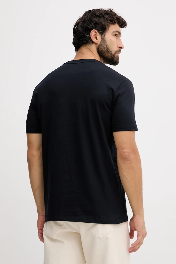 Odzież Armani Exchange T-shirt bawełniany XM001909.AF10362 granatowy