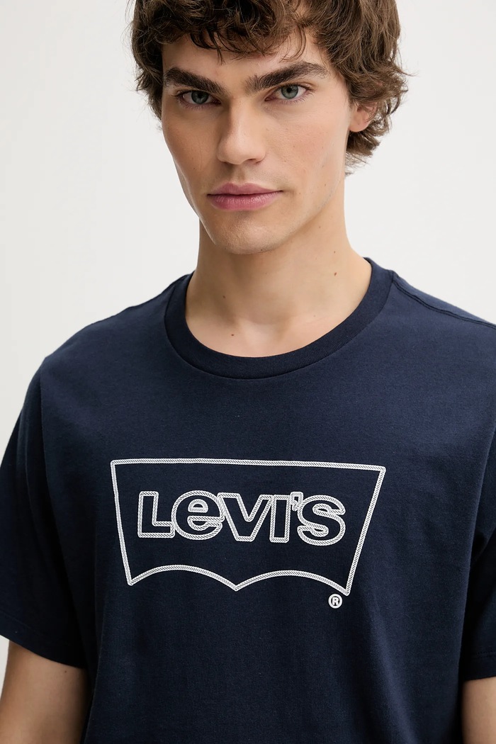Bavlnené tričko Levi's modrá 22491.1793