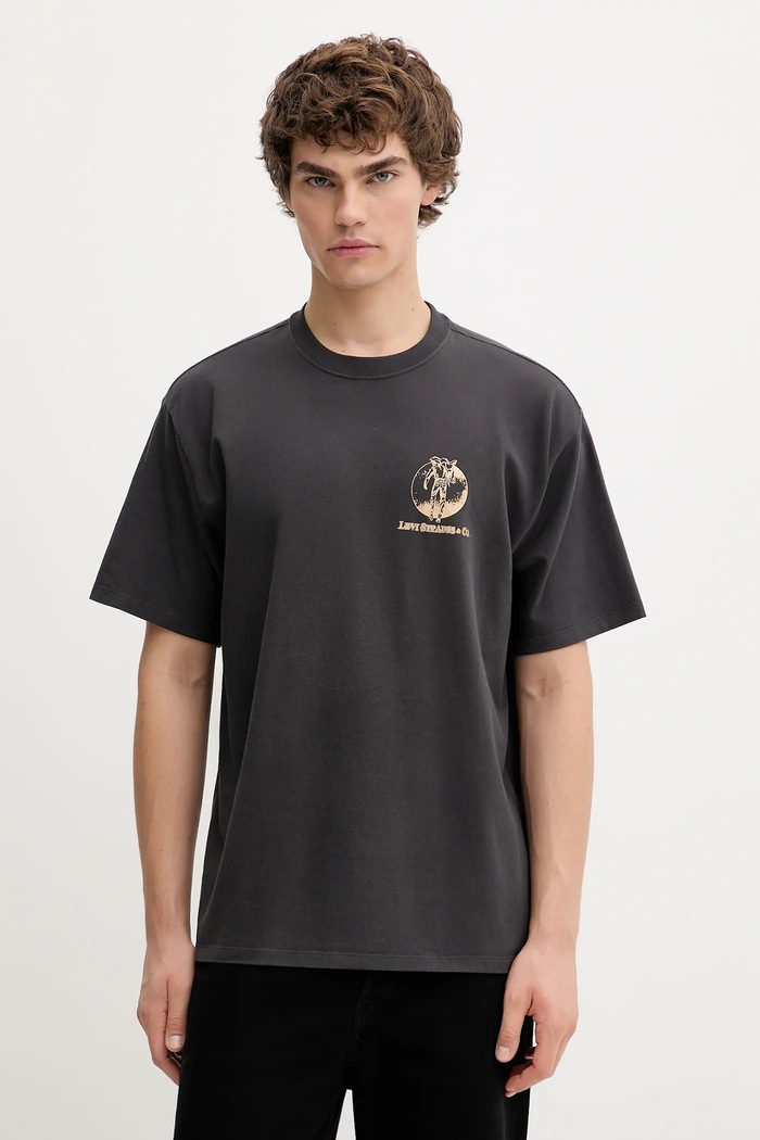 Odzież Levi's t-shirt bawełniany 87373.0362 szary
