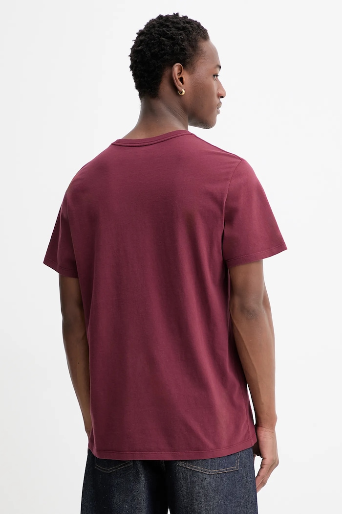 Oblečení Bavlněné tričko Levi's 22491.1794 burgundské