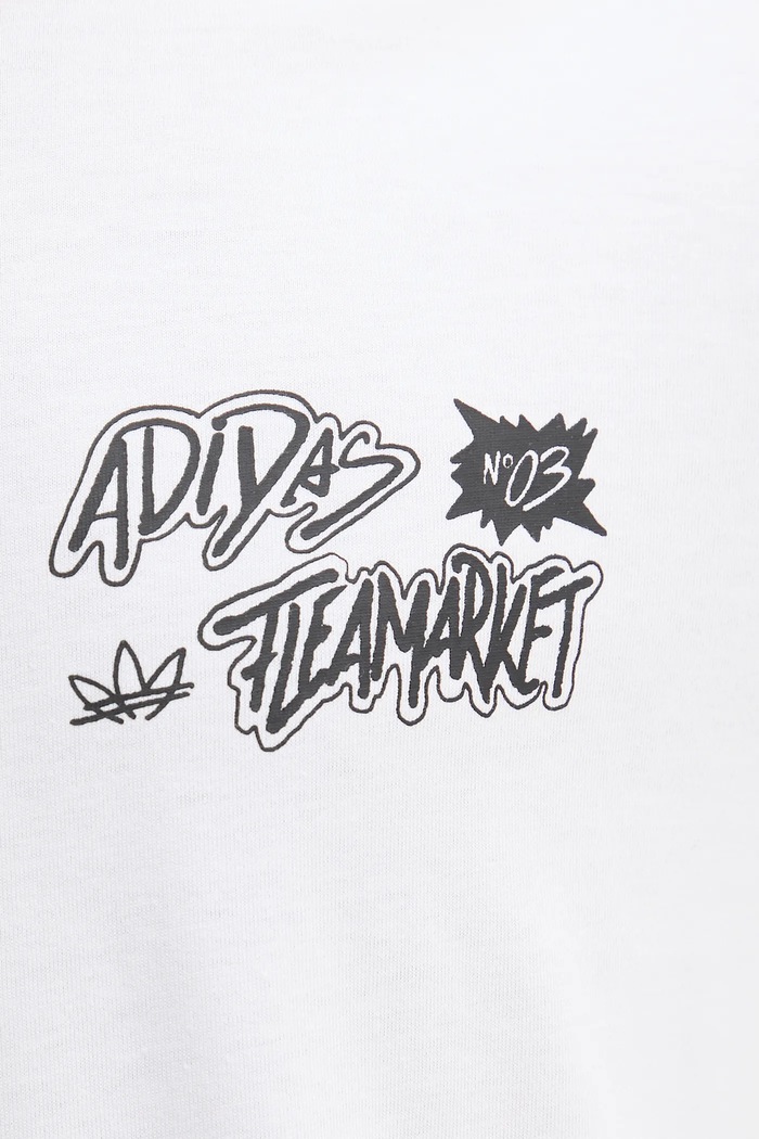 adidas Originals t-shirt bawełniany Graphic LO TS JW3018 biały