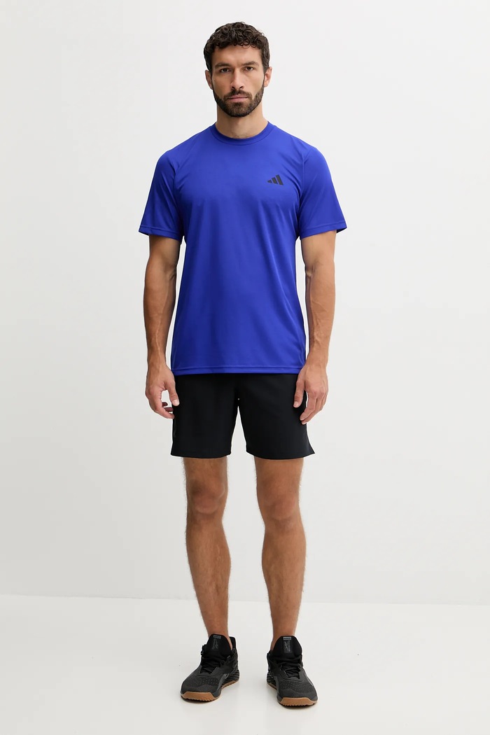 adidas Performance tricou de antrenament TR-ES BASE JX2803 albastru AW25