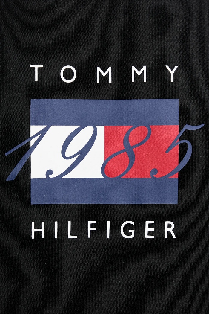 Bavlnené tričko Tommy Hilfiger MW0MW41338 čierna