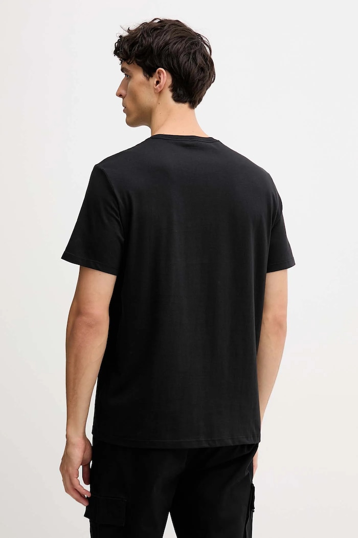 Oblečenie Bavlnené tričko Calvin Klein Jeans LV04RD815G čierna
