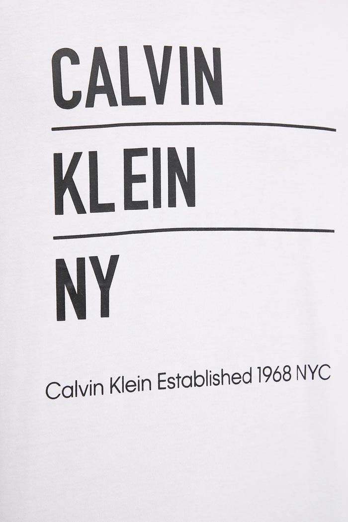 Calvin Klein Jeans t-shirt bawełniany LV04RD818G biały