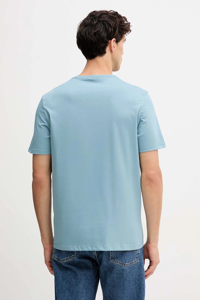Odzież Calvin Klein Jeans t-shirt bawełniany LV04RD818G niebieski