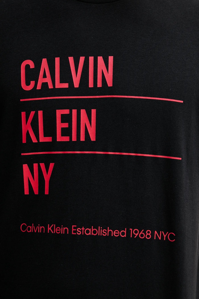 Calvin Klein Jeans tricou din bumbac LV04RD818G negru
