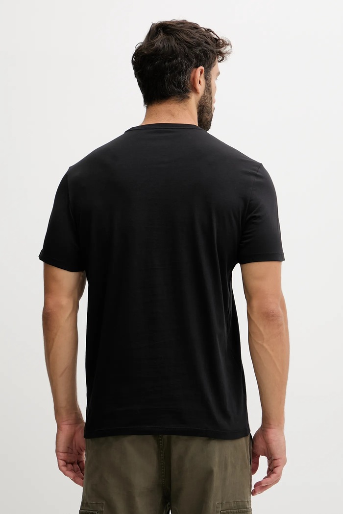 Bavlnené tričko Calvin Klein Jeans LV04RD819G čierna AW25