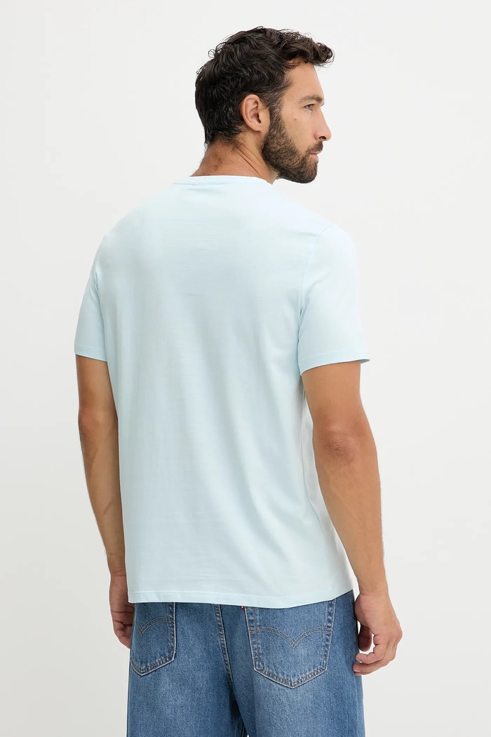 Calvin Klein Jeans tričko pánske bavlnené LV04RD254G modrá SS26